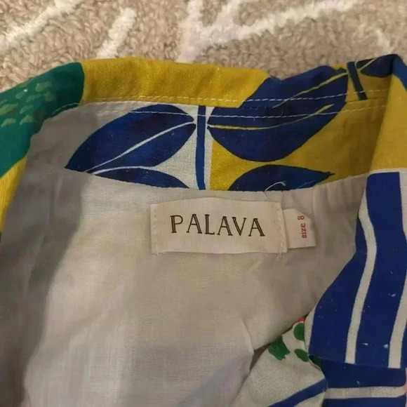 Palva Francesca mid-century modern London linen blend jumpsuit 8UK 6US - Picture 3 of 7